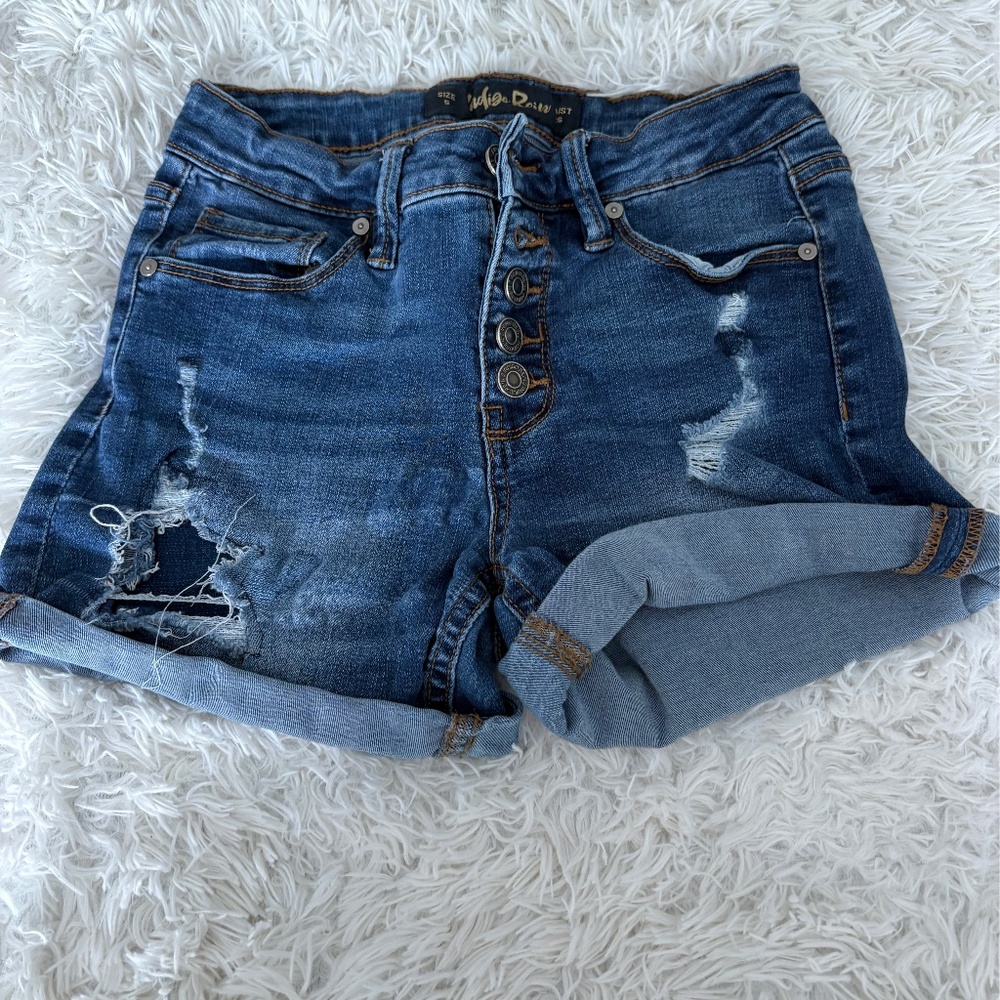 Women’s Indigo Rein Denim Distressed Shorts - Size 5